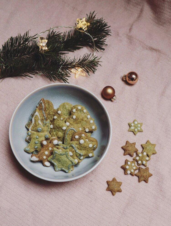 Weihnachtskekse mit Spirulix Powder