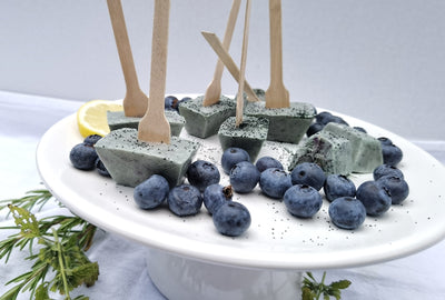 Eislutscher mit Spirulina