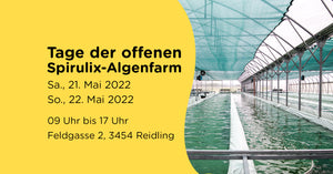 Besuch uns bei den Tagen der offenen Algenfarm am 21. + 22. Mai 2022