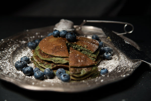 Spirulix Pancakes mit Spirulina Pulver