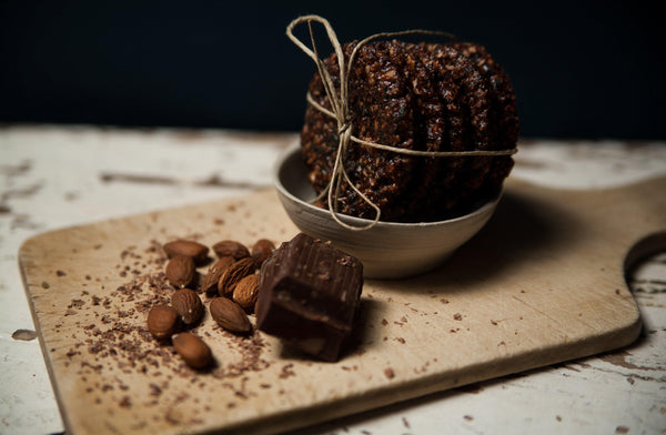 Almond Cookies with Spirulix Spirulina Flakes