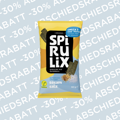 Spirulina Cracker Sesame Salt