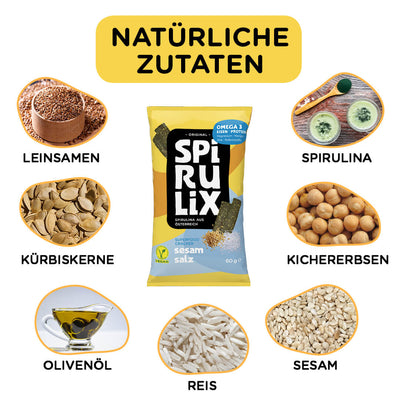 Gesunde Chips mit natürlichen Zutaten als Snack