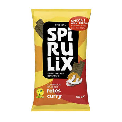 Spirulix Spirulina Cracker Rotes Curry